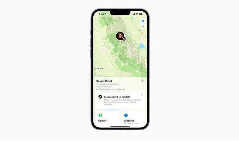 井陉苹果14维修分享iPhone14系列中 FindMy功能通过卫星分享位置方法教程 